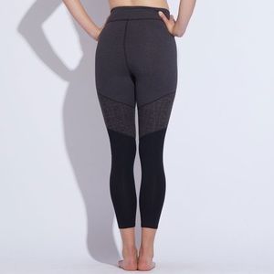 PACT Black Paneled Leggings